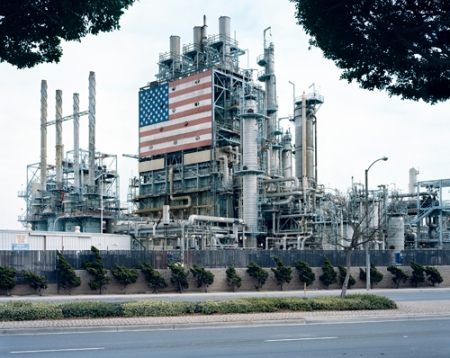 BP Carson Refinery, California 2007, 70 x 92 inches, from American Power